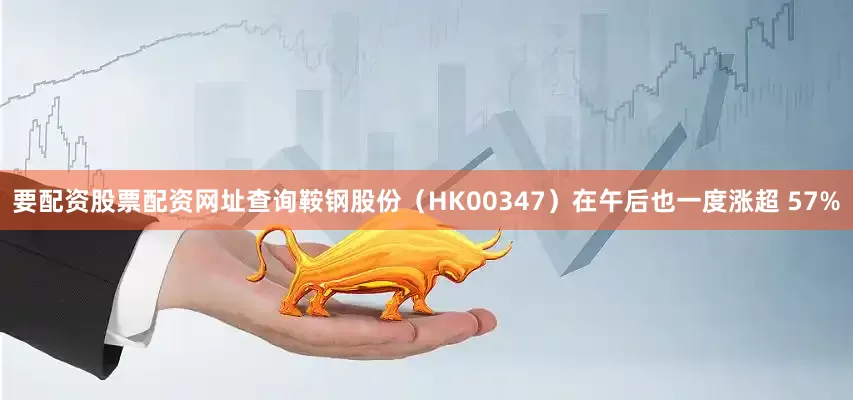 要配资股票配资网址查询鞍钢股份（HK00347）在午后也一度涨超 57%